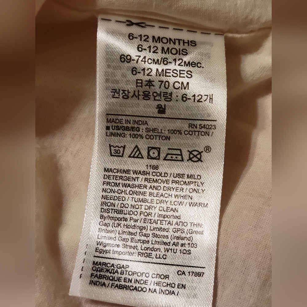 BABY GAP elegant baby dress - Picture 4 of 4